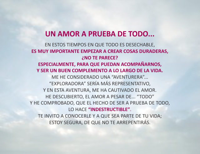 Un amor a prueba de todo... Junio 30 de 2010